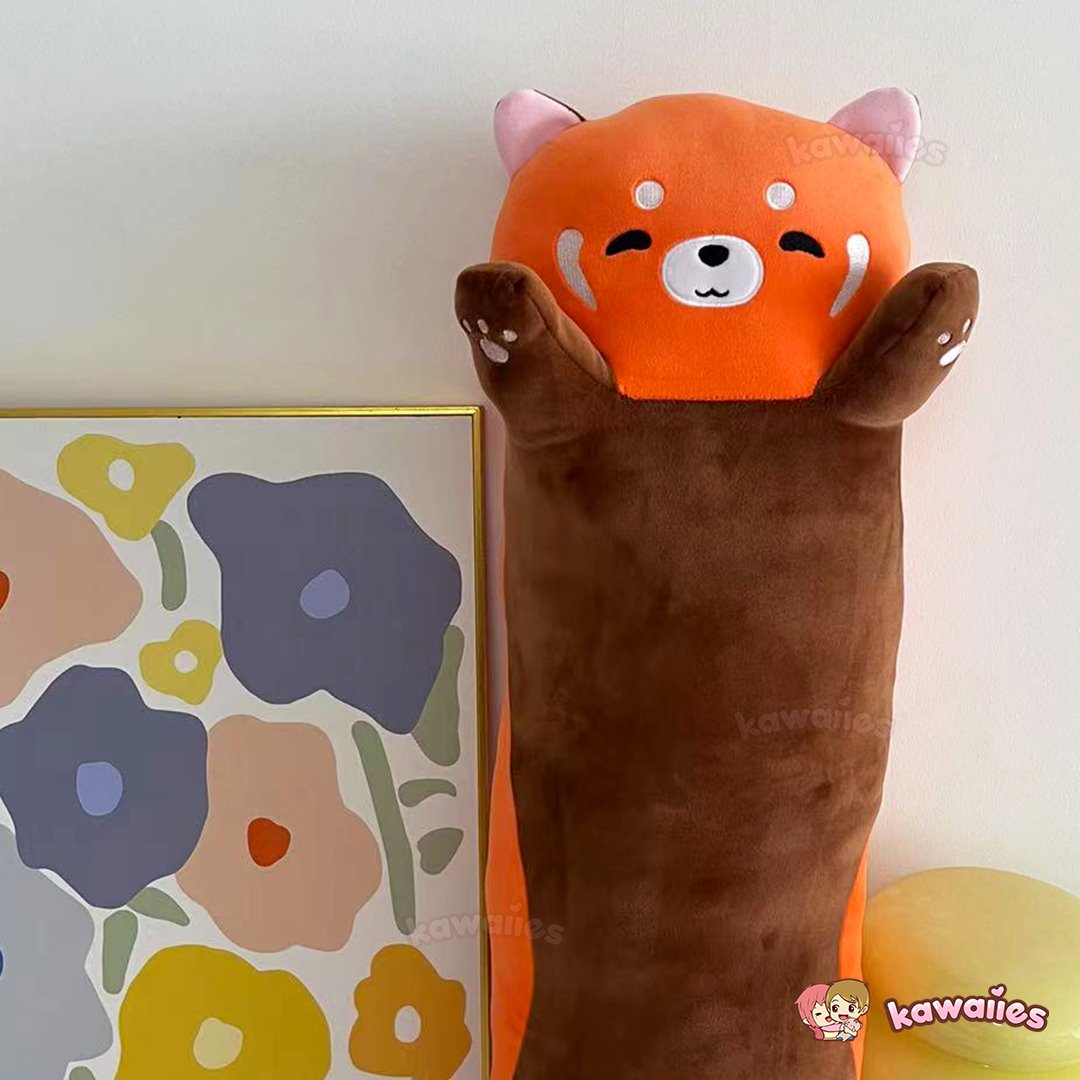 kawaiies-softtoys-plushies-kawaii-plush-Kawaiies® Long Snuggly Chai Red Panda Axolotl Capybara Plushies Soft toy