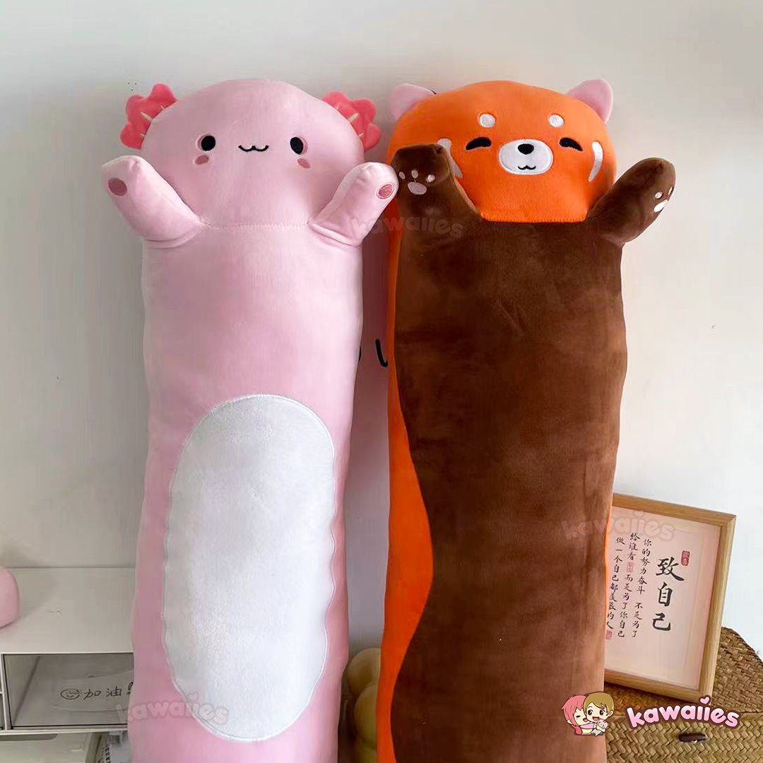 kawaiies-softtoys-plushies-kawaii-plush-Kawaiies® Long Snuggly Chai Red Panda Axolotl Capybara Plushies Soft toy