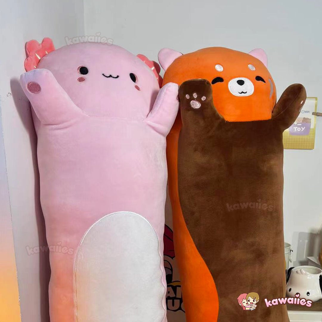 kawaiies-softtoys-plushies-kawaii-plush-Kawaiies® Long Snuggly Chai Red Panda Axolotl Capybara Plushies Soft toy