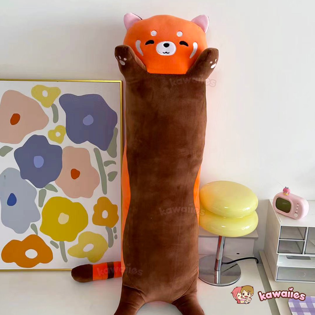 kawaiies-softtoys-plushies-kawaii-plush-Kawaiies® Long Snuggly Chai Red Panda Axolotl Capybara Plushies Soft toy Chai the Red Panda