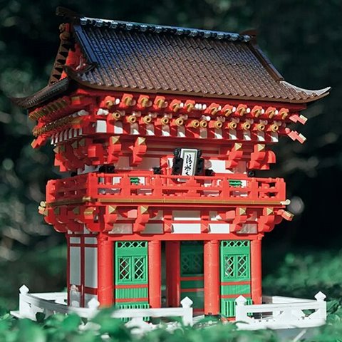 kawaiies-softtoys-plushies-kawaii-plush-Kiyomizu-dera Niomon Gate Kyoto Japan Building Blocks Build it
