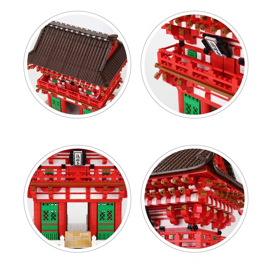 kawaiies-softtoys-plushies-kawaii-plush-Kiyomizu-dera Niomon Gate Kyoto Japan Building Blocks Build it