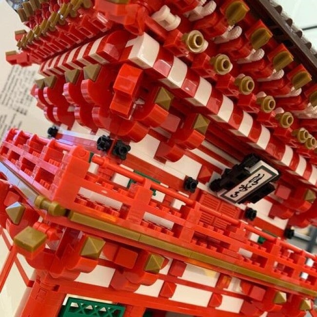 kawaiies-softtoys-plushies-kawaii-plush-Kiyomizu-dera Niomon Gate Kyoto Japan Building Blocks Build it