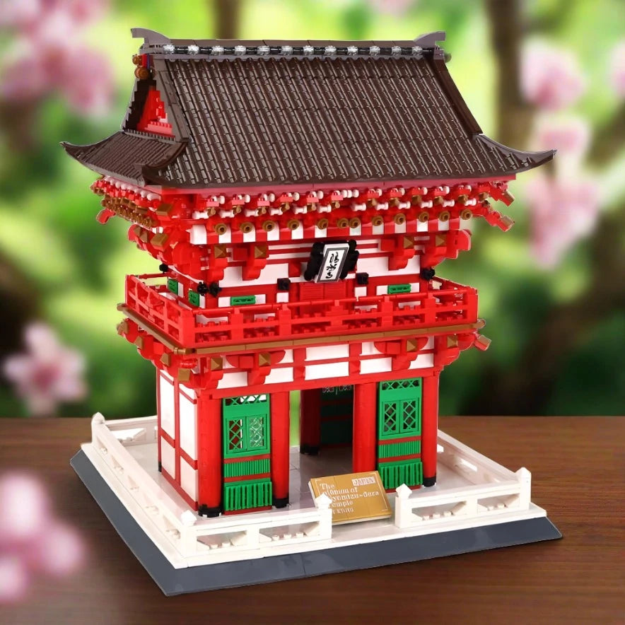kawaiies-softtoys-plushies-kawaii-plush-Kiyomizu-dera Niomon Gate Kyoto Japan Building Blocks Build it