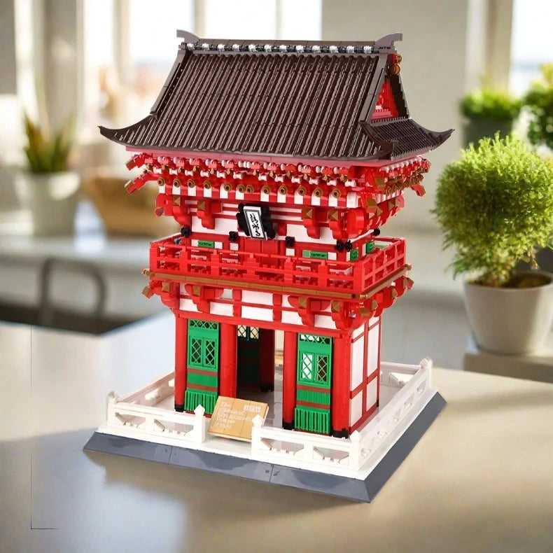 kawaiies-softtoys-plushies-kawaii-plush-Kiyomizu-dera Niomon Gate Kyoto Japan Building Blocks Build it