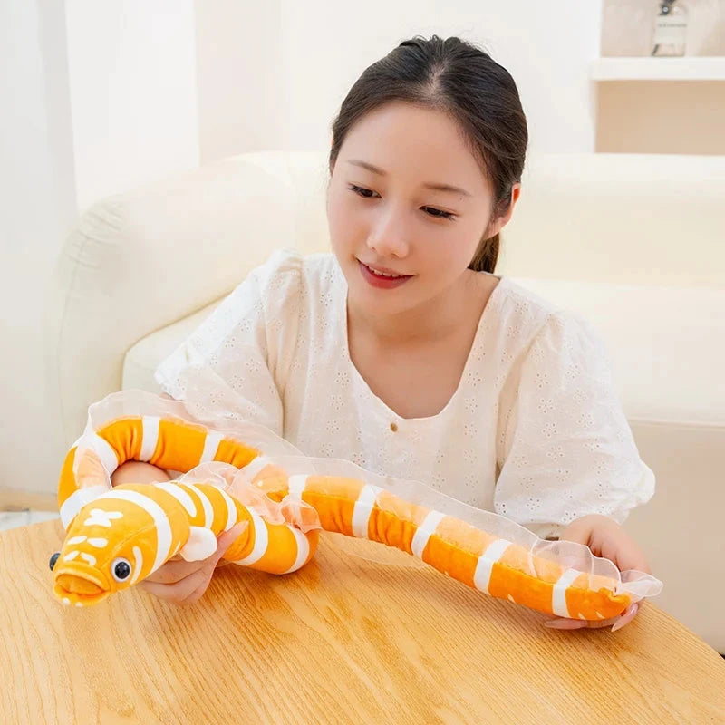 kawaiies-softtoys-plushies-kawaii-plush-. Kumo and Nami Lifelike Sea Eel Plushies Soft toy