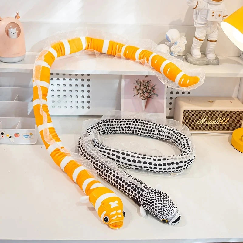 kawaiies-softtoys-plushies-kawaii-plush-. Kumo and Nami Lifelike Sea Eel Plushies Soft toy