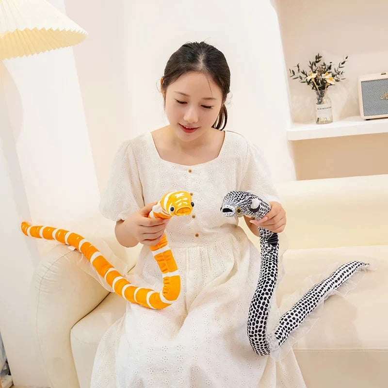 kawaiies-softtoys-plushies-kawaii-plush-. Kumo and Nami Lifelike Sea Eel Plushies Soft toy