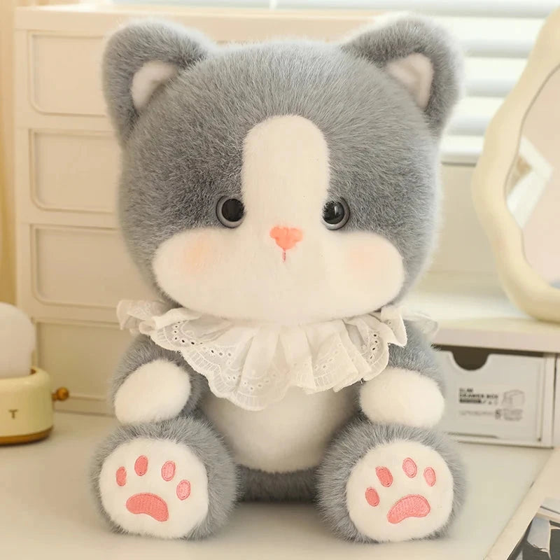 kawaiies-softtoys-plushies-kawaii-plush-Kuro and Neko the Kawaii Cat Plushies Soft toy Neko (Grey)