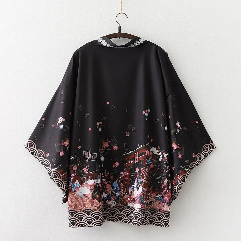 kawaiies-softtoys-plushies-kawaii-plush-Legendary Japanese Royal Samurai Print Kimono Kimono