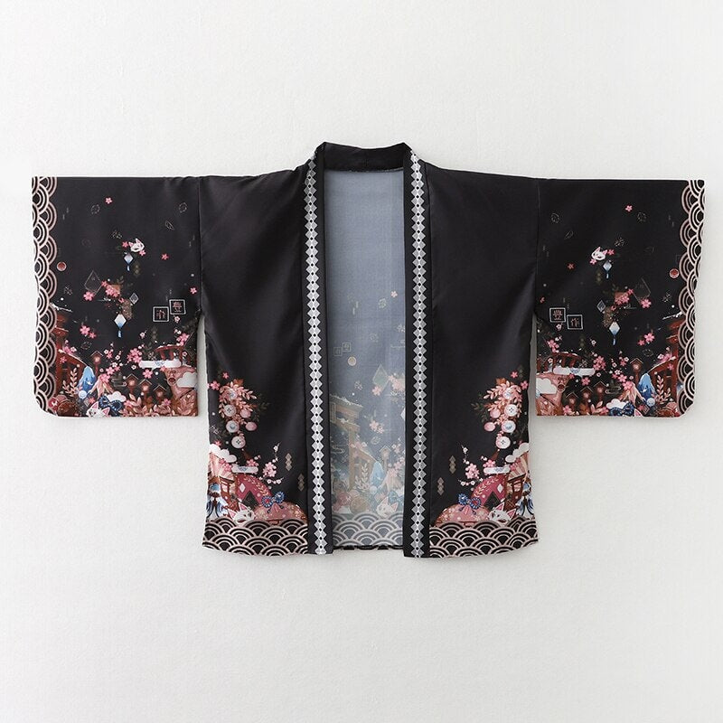 kawaiies-softtoys-plushies-kawaii-plush-Legendary Japanese Royal Samurai Print Kimono Kimono