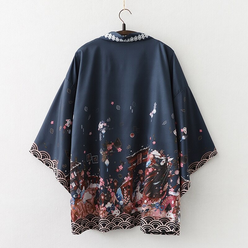kawaiies-softtoys-plushies-kawaii-plush-Legendary Japanese Royal Samurai Print Kimono Kimono