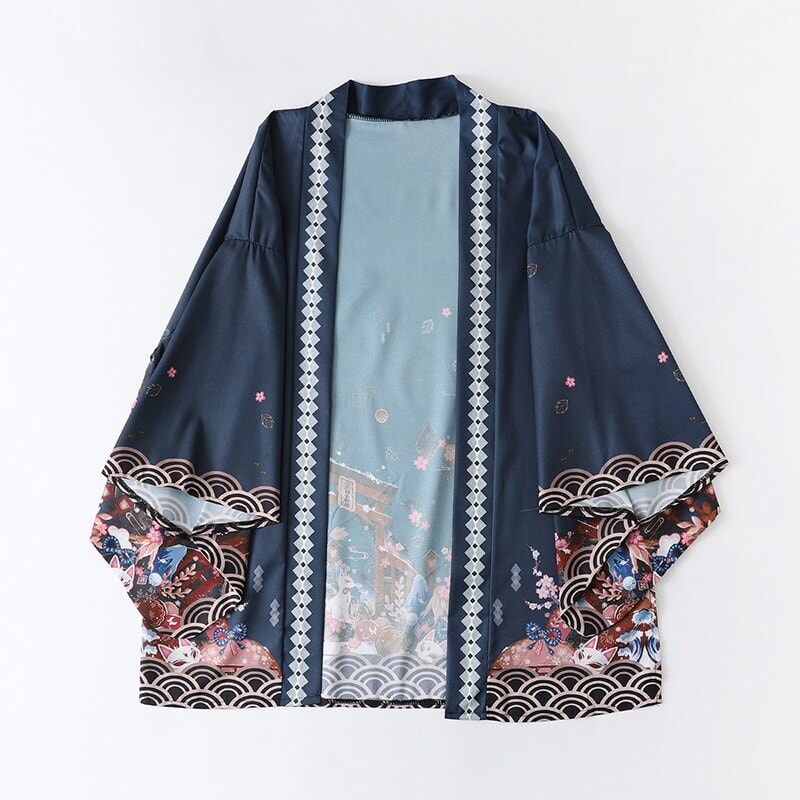 kawaiies-softtoys-plushies-kawaii-plush-Legendary Japanese Royal Samurai Print Kimono Kimono