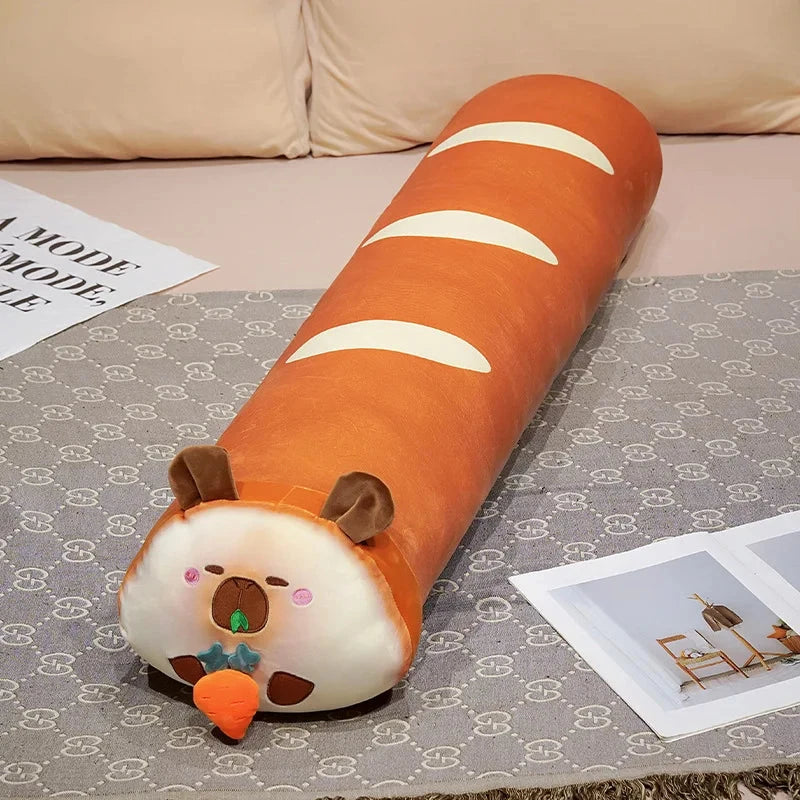 kawaiies-softtoys-plushies-kawaii-plush-Long Bready Capybara Plushies Soft toy Carrot 60cm
