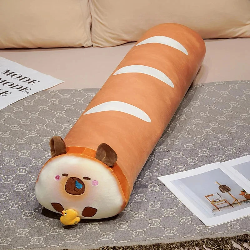 kawaiies-softtoys-plushies-kawaii-plush-Long Bready Capybara Plushies Soft toy Duck 60cm