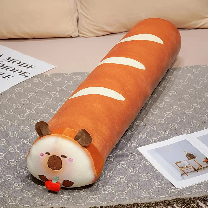 kawaiies-softtoys-plushies-kawaii-plush-Long Bready Capybara Plushies Soft toy Orange 60cm