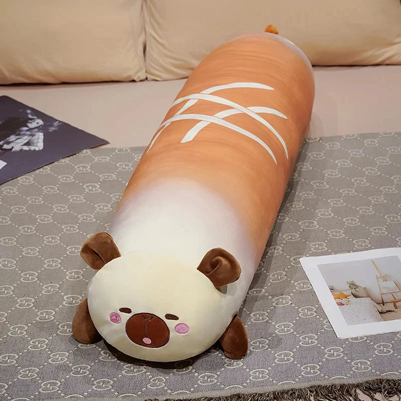 kawaiies-softtoys-plushies-kawaii-plush-Long Bready Capybara Plushies Soft toy Shocked 60cm