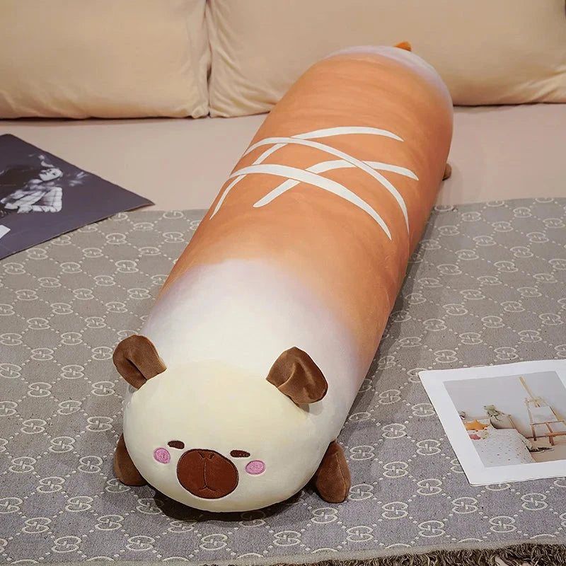 kawaiies-softtoys-plushies-kawaii-plush-Long Bready Capybara Plushies Soft toy Sleepy 60cm