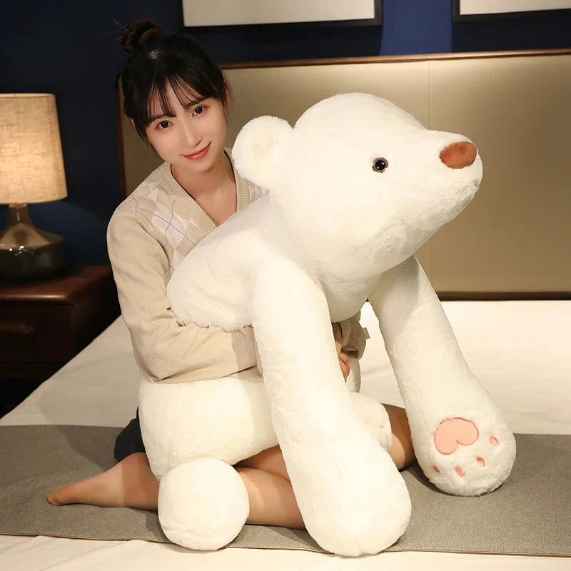 kawaiies-softtoys-plushies-kawaii-plush-Long Giant Cuddly Teddy Bear Panda Polar Bear Plushies Soft toy