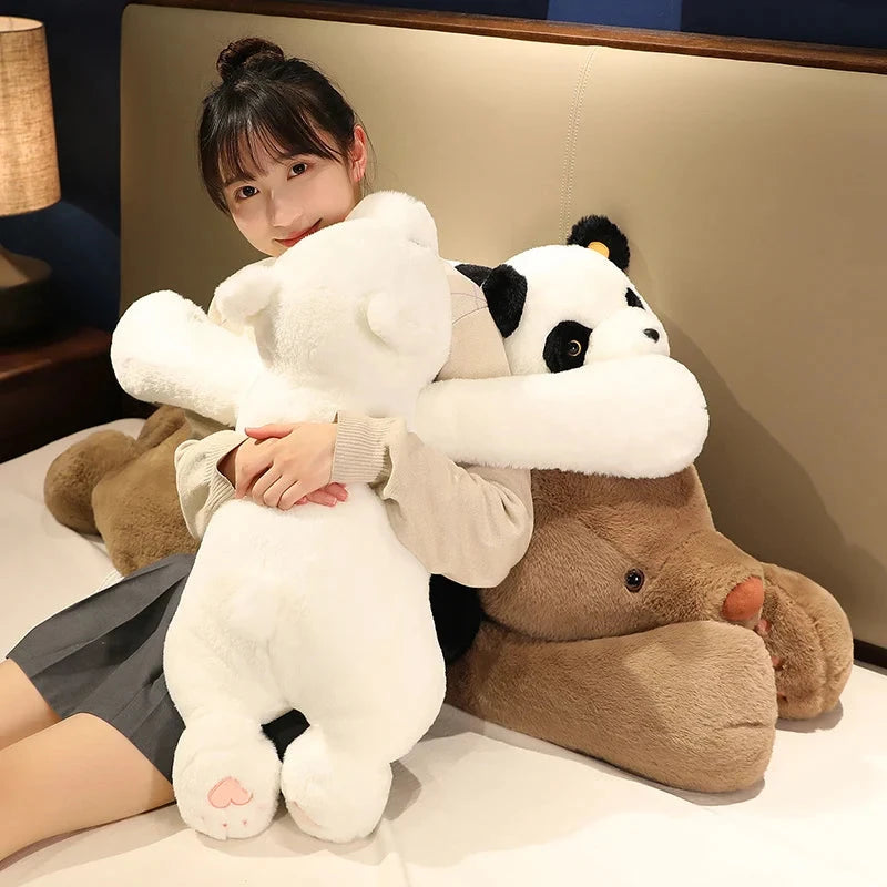 kawaiies-softtoys-plushies-kawaii-plush-Long Giant Cuddly Teddy Bear Panda Polar Bear Plushies Soft toy