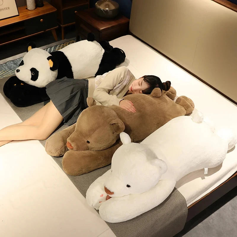 kawaiies-softtoys-plushies-kawaii-plush-Long Giant Cuddly Teddy Bear Panda Polar Bear Plushies Soft toy
