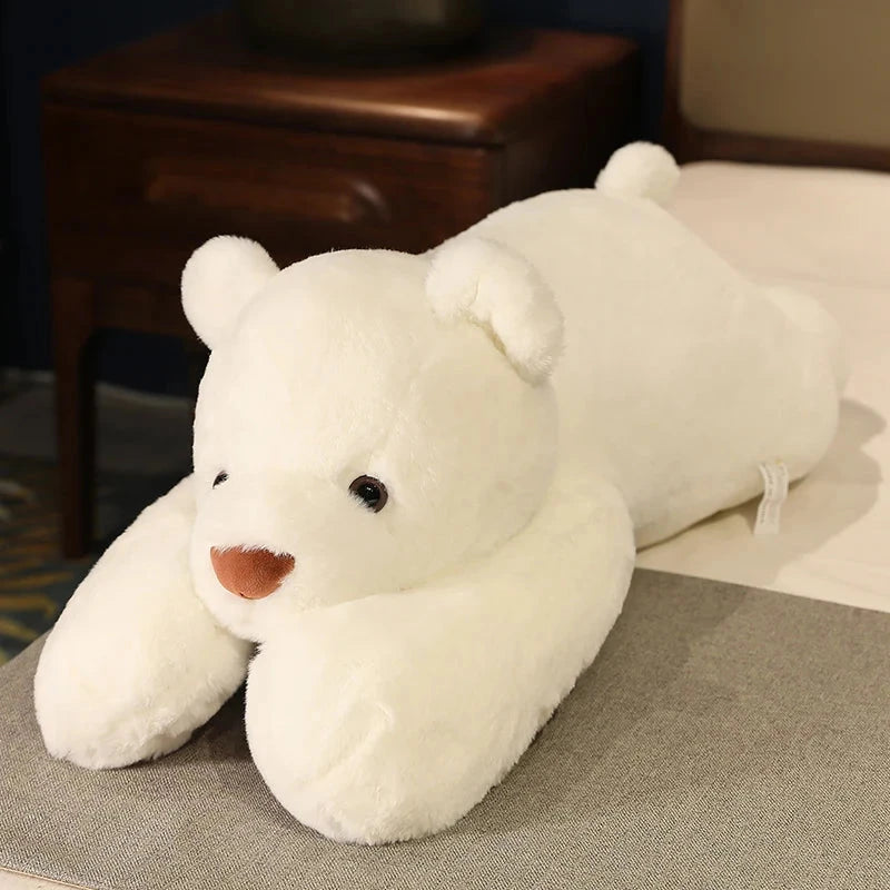 kawaiies-softtoys-plushies-kawaii-plush-Long Giant Cuddly Teddy Bear Panda Polar Bear Plushies Soft toy Polar bear (Momo) 65cm