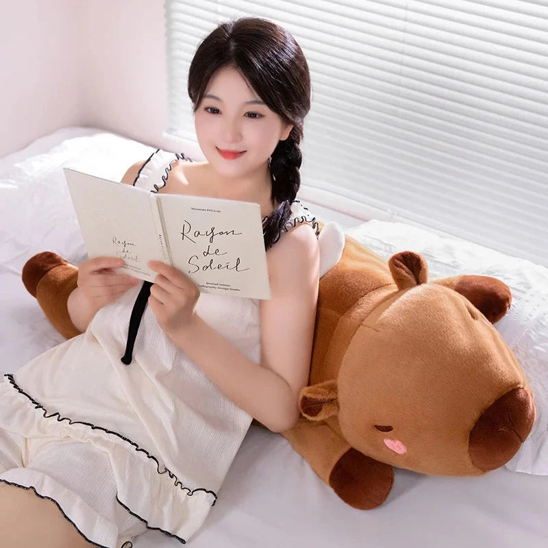 kawaiies-softtoys-plushies-kawaii-plush-Long Kawaii Capybara Wings Orange Plushies Soft toy