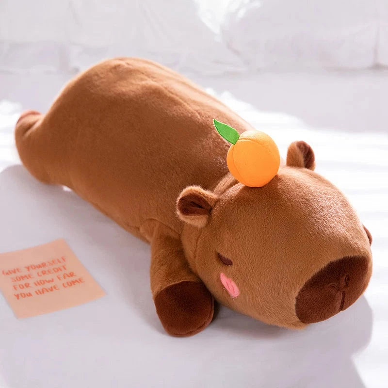 kawaiies-softtoys-plushies-kawaii-plush-Long Kawaii Capybara Wings Orange Plushies Soft toy Orange 23in / 60cm