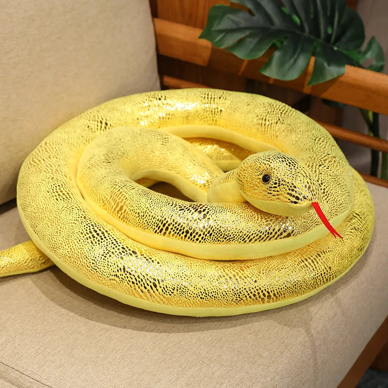 kawaiies-softtoys-plushies-kawaii-plush-Long Shiny Snake Plushies Soft toy