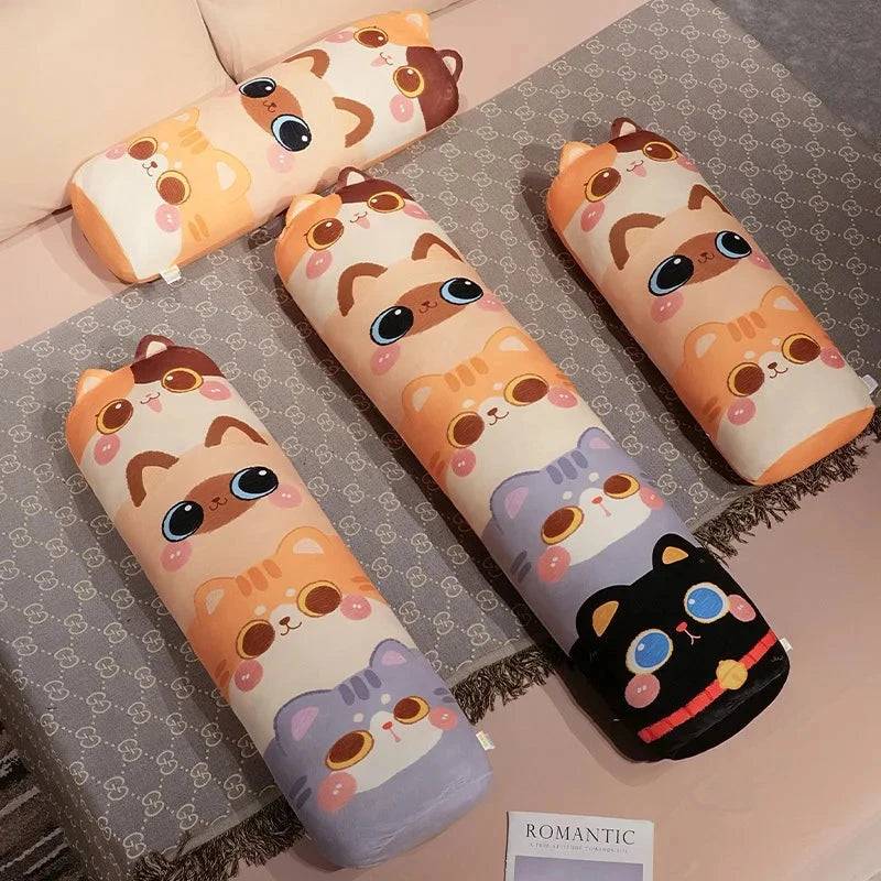 kawaiies-softtoys-plushies-kawaii-plush-Long Snuggle Stacked Cats Plushie Soft toy