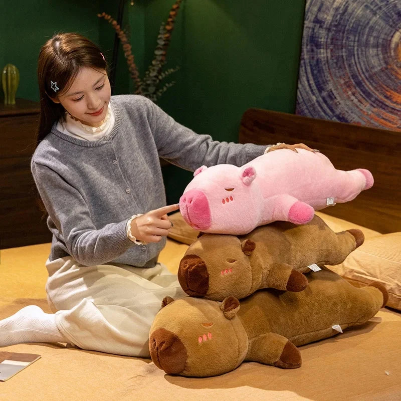 kawaiies-softtoys-plushies-kawaii-plush-Long Snuggly Capybara Plushies Soft toy