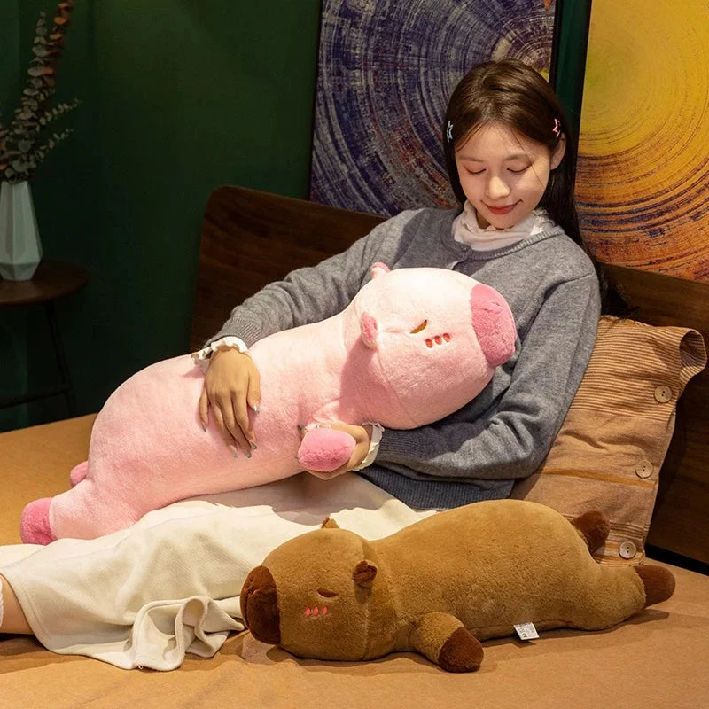 kawaiies-softtoys-plushies-kawaii-plush-Long Snuggly Capybara Plushies Soft toy
