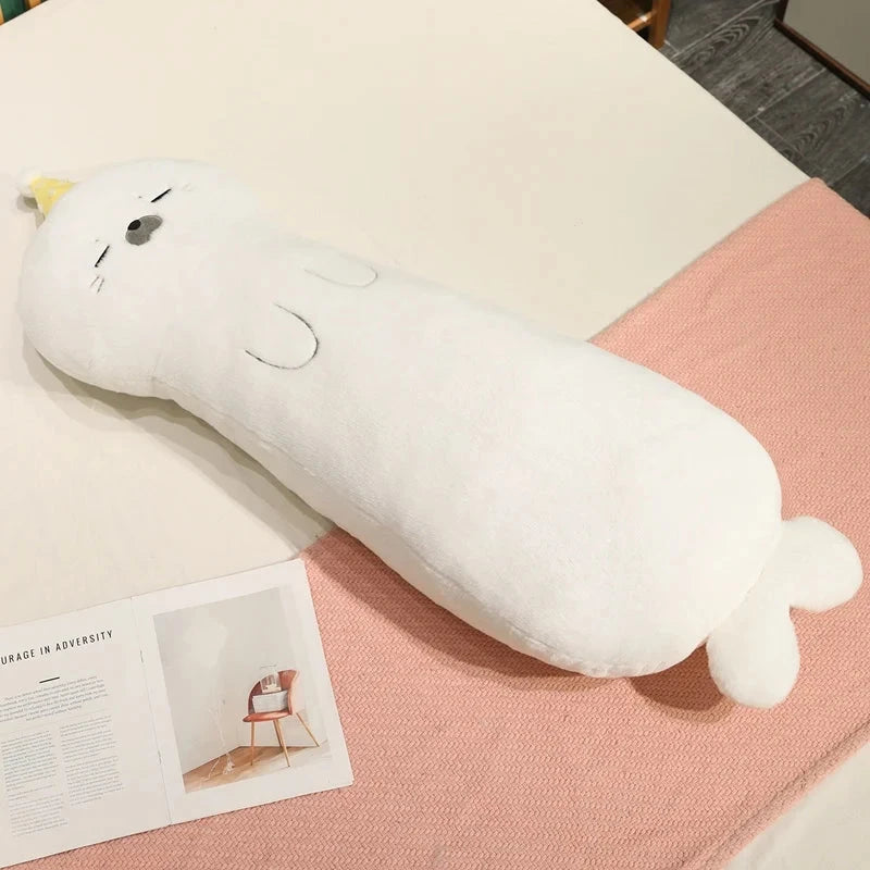kawaiies-softtoys-plushies-kawaii-plush-Long Snuggly Cat Dog Elephant Seal Capybara Plushies Soft toy Seal 75cm