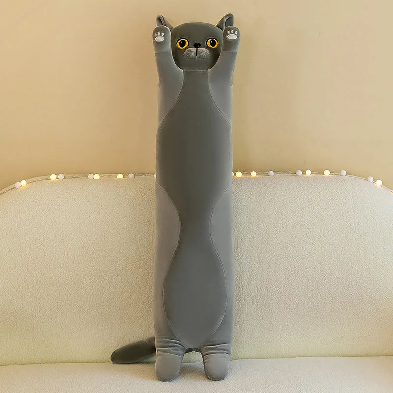 kawaiies-softtoys-plushies-kawaii-plush-Long Snuggly Cat Siamese British Shorthair Snowshoe Plushies Collection Soft toy British Shorthair 20in / 50cm