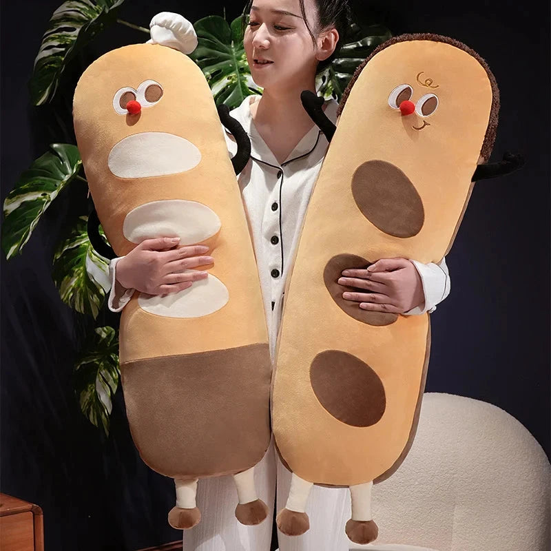 kawaiies-softtoys-plushies-kawaii-plush-Long Snuggly Funny Baguette Bread Plushies Soft toy