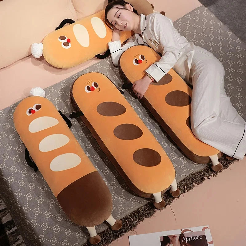 kawaiies-softtoys-plushies-kawaii-plush-Long Snuggly Funny Baguette Bread Plushies Soft toy