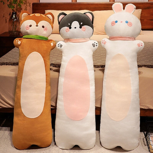 kawaiies-softtoys-plushies-kawaii-plush-Long Snuggly Monkey Dog Deer Bunny Cat Buddy Plushies Soft toy