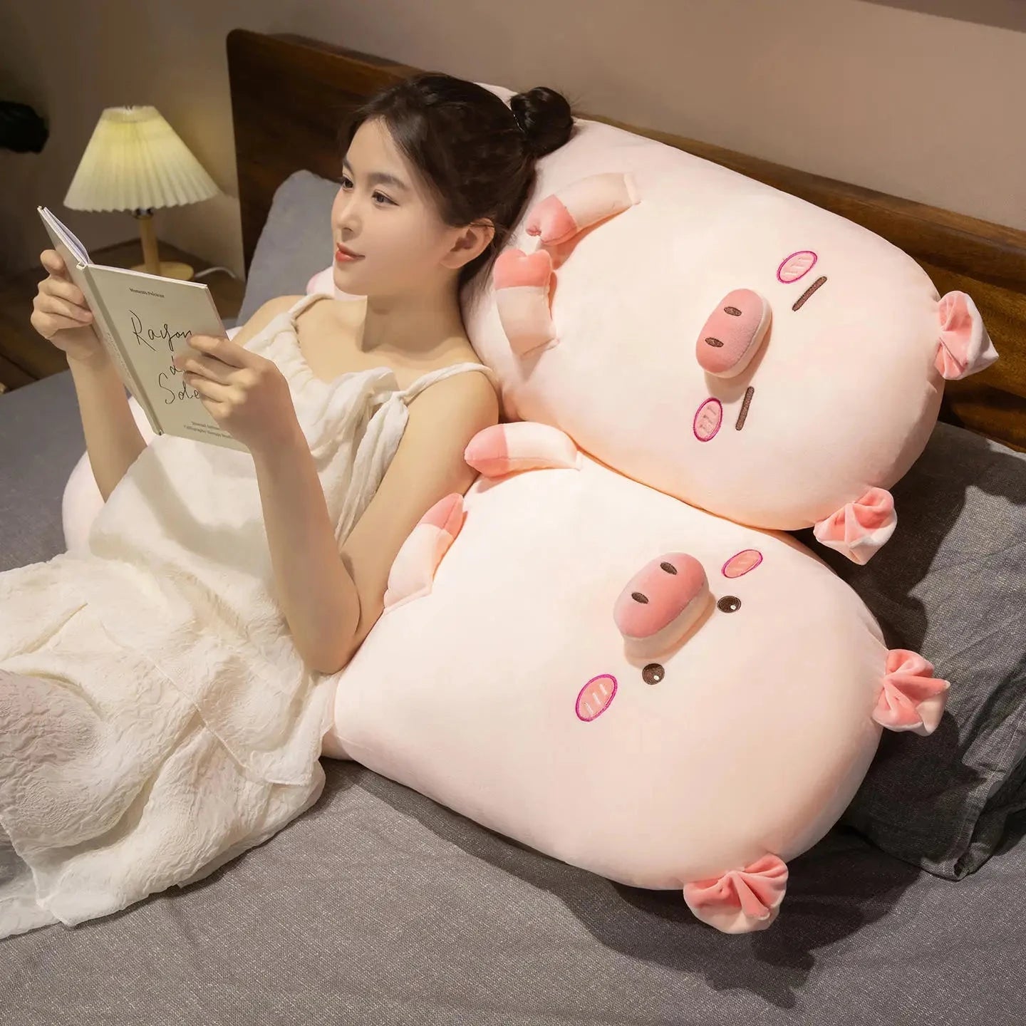 kawaiies-softtoys-plushies-kawaii-plush-Long Snuggly Pig Plushies Soft toy