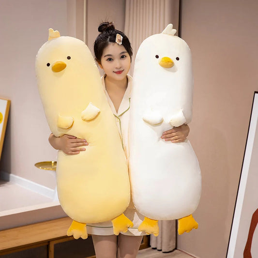 kawaiies-softtoys-plushies-kawaii-plush-Long Snuggly Yellow Duck Plushie Soft toy