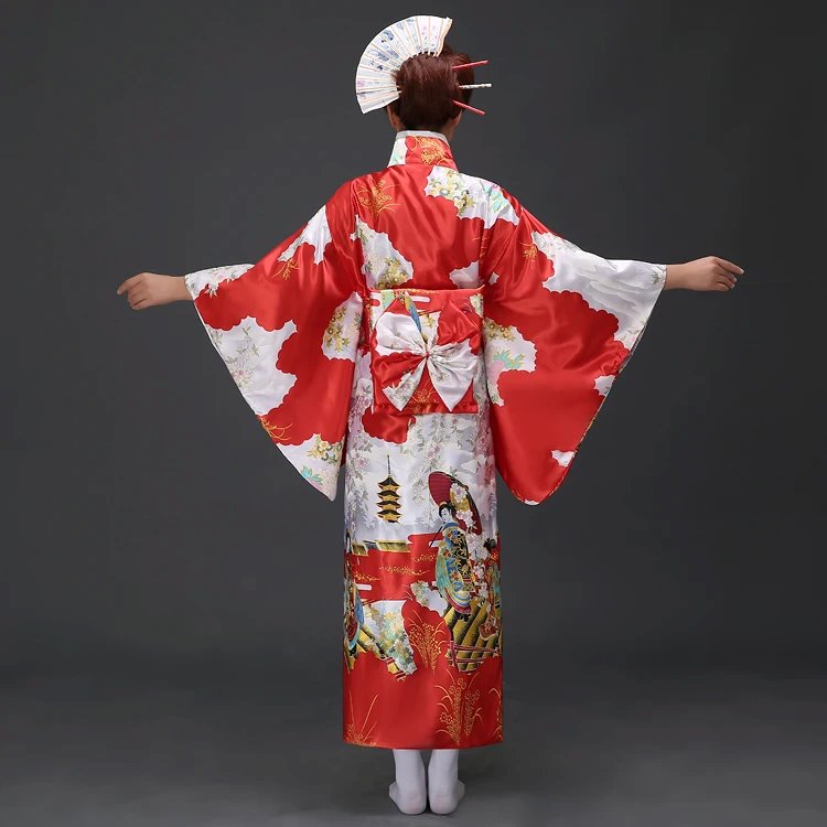 kawaiies-softtoys-plushies-kawaii-plush-Long Traditional Japanese-themed Cloudy Women's Kimono Apparel