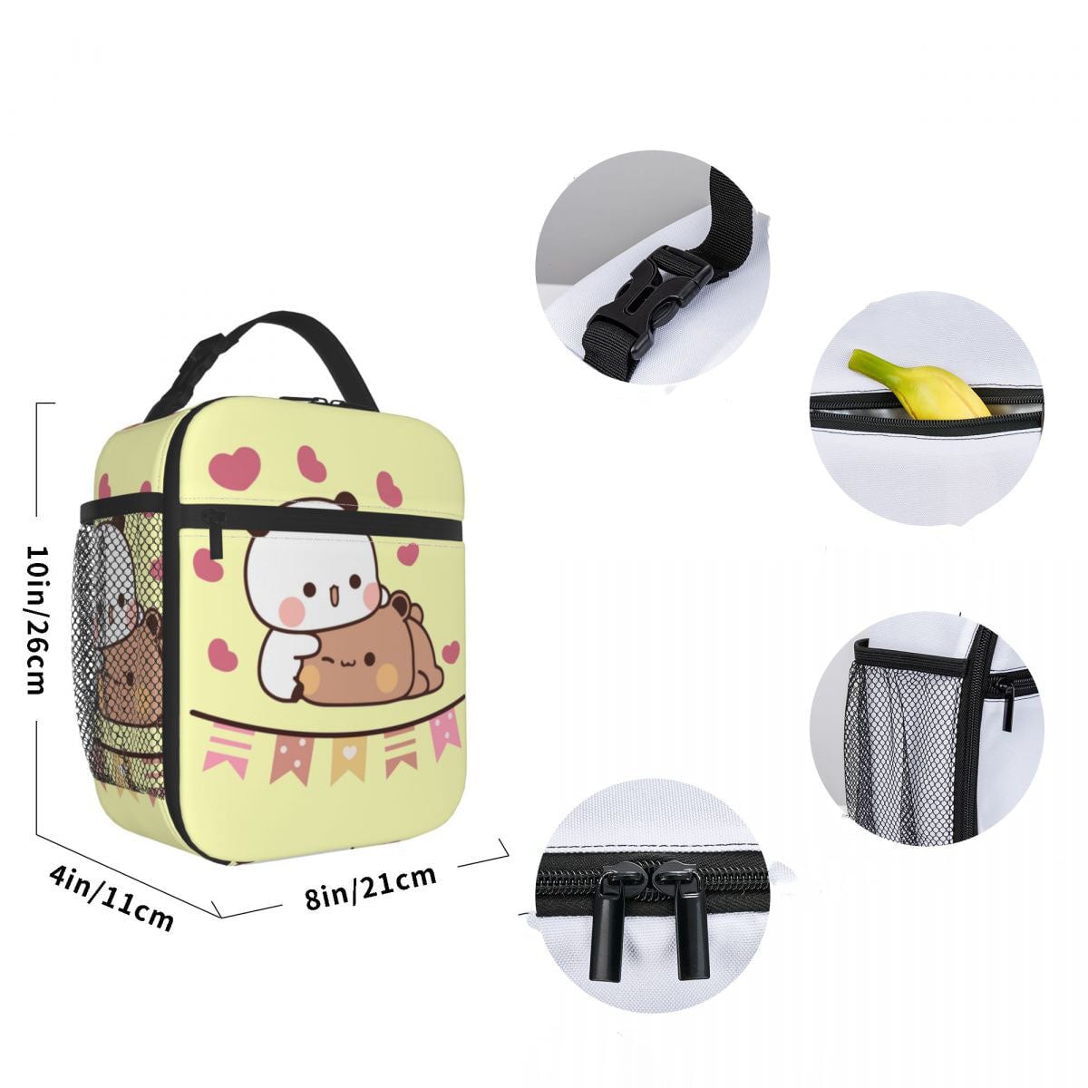 kawaiies-softtoys-plushies-kawaii-plush-Mocha and Tofu Panda Bear Cuddle Love Lunch Bags Bag