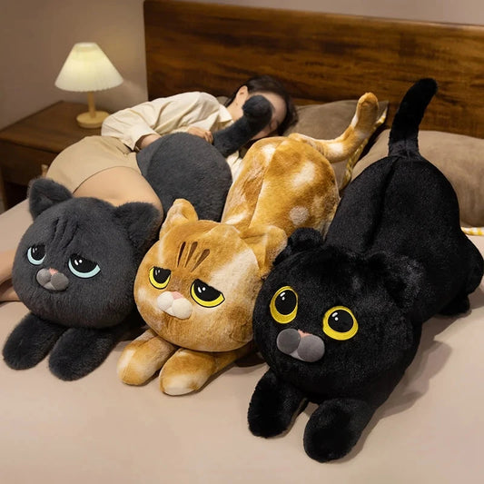 kawaiies-softtoys-plushies-kawaii-plush-Mochi, Marmie & Midnight – Sleepy Cat Plushies Soft toy