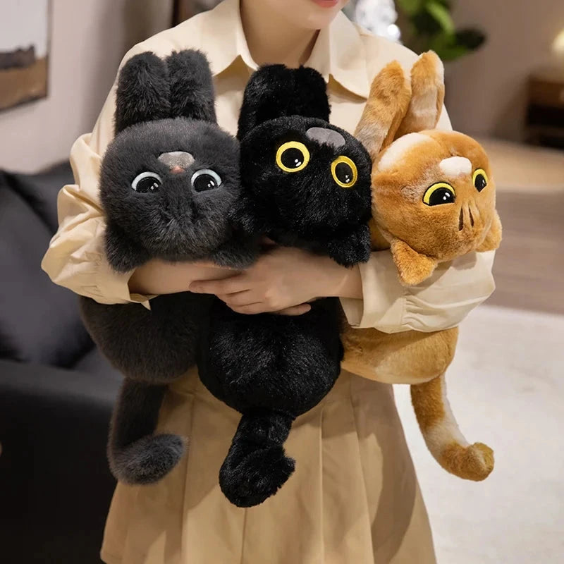kawaiies-softtoys-plushies-kawaii-plush-Mochi, Marmie & Midnight – Sleepy Cat Plushies Soft toy