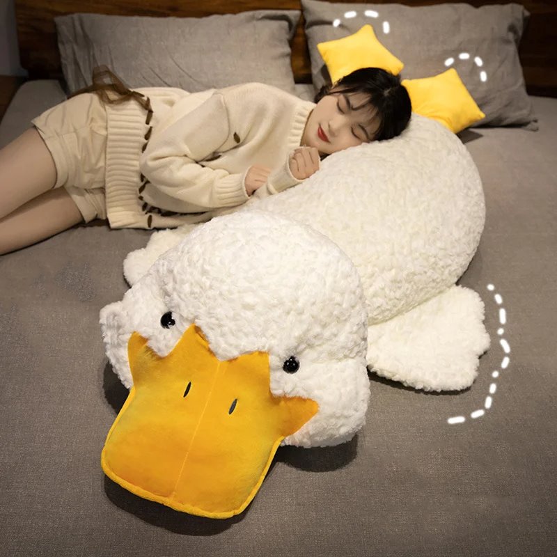 kawaiies-softtoys-plushies-kawaii-plush-Molly the Giant Fluffy White Duck Plushie Soft toy