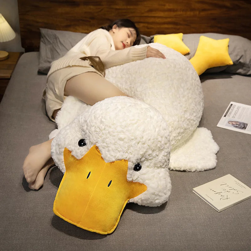 kawaiies-softtoys-plushies-kawaii-plush-Molly the Giant Fluffy White Duck Plushie Soft toy