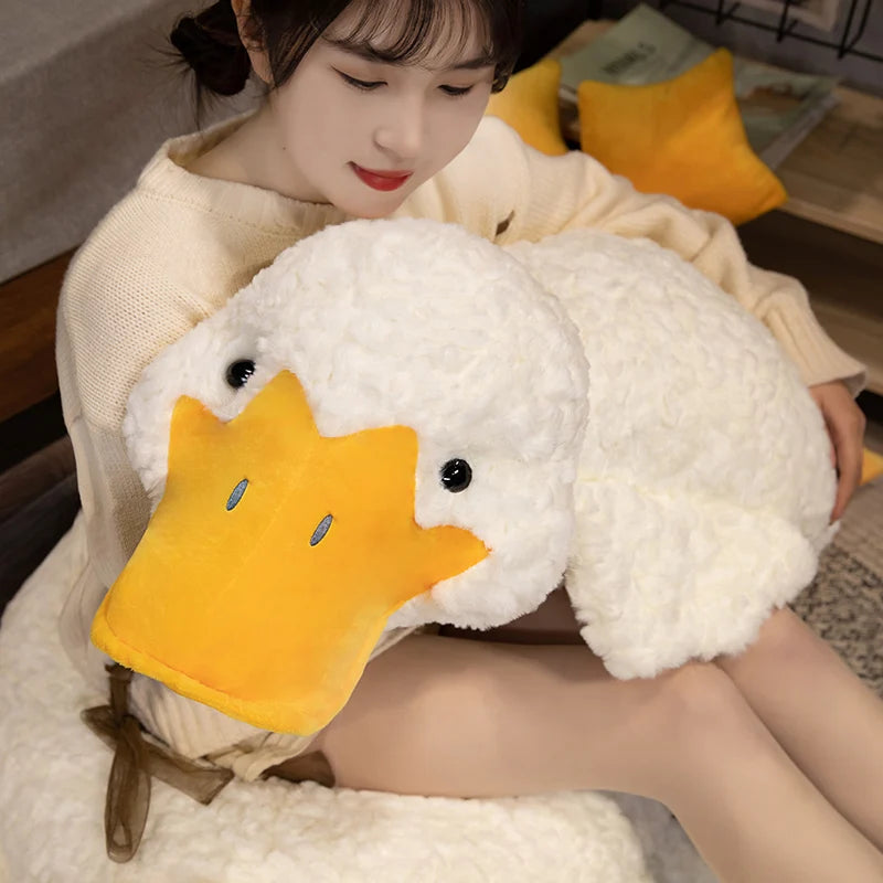 kawaiies-softtoys-plushies-kawaii-plush-Molly the Giant Fluffy White Duck Plushie Soft toy