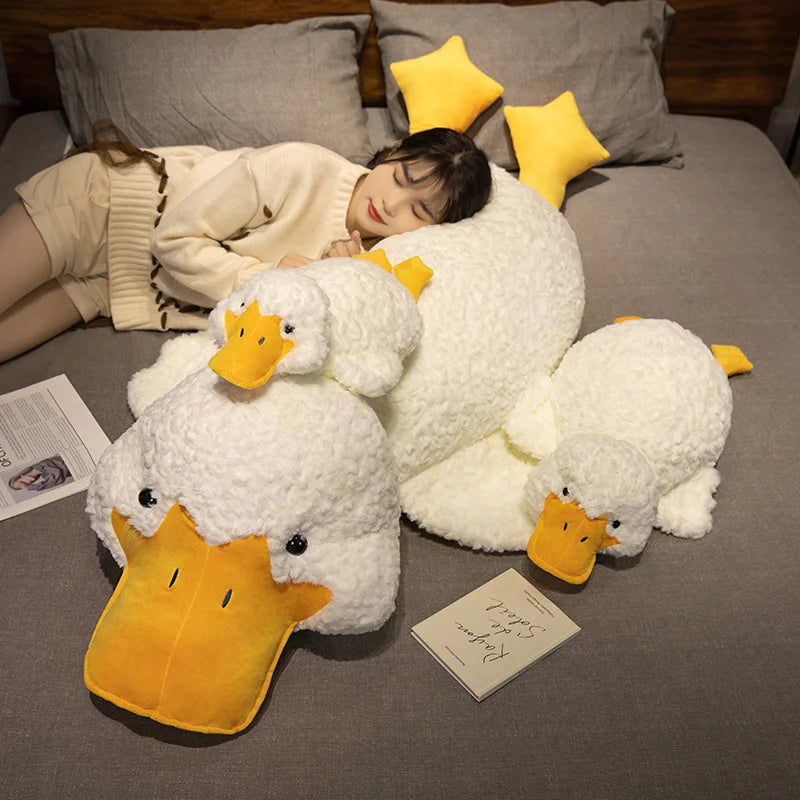 kawaiies-softtoys-plushies-kawaii-plush-Molly the Giant Fluffy White Duck Plushie Soft toy