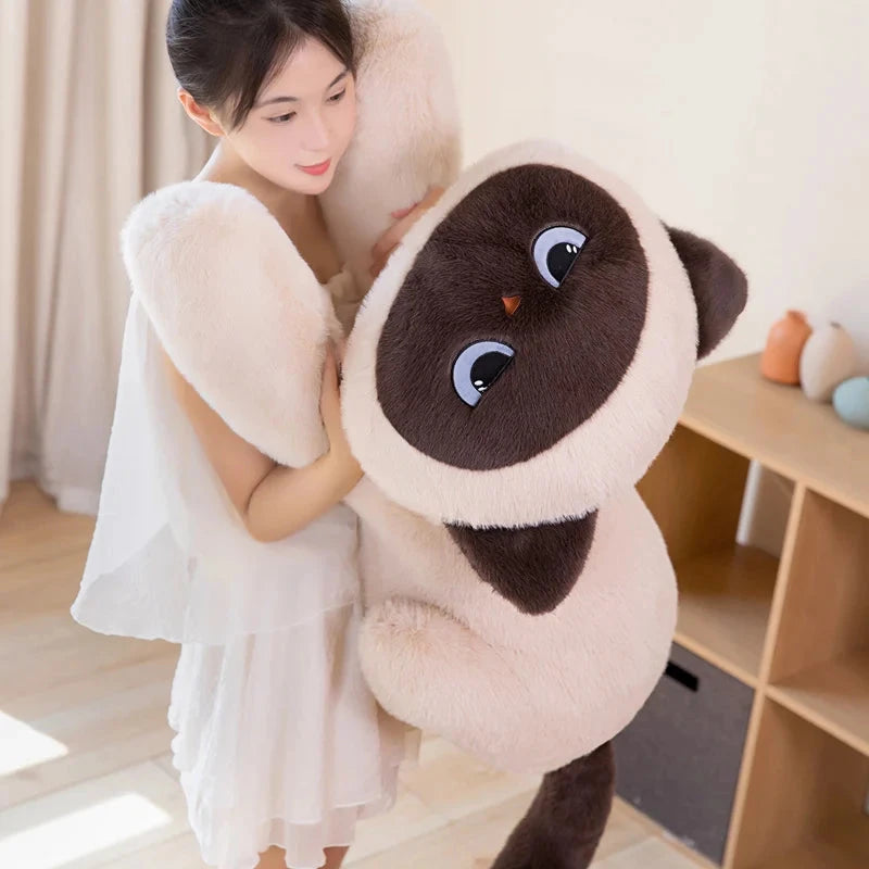 kawaiies-softtoys-plushies-kawaii-plush-Momo the Long Kawaii Siamese Cat Plush Soft toy 120cm