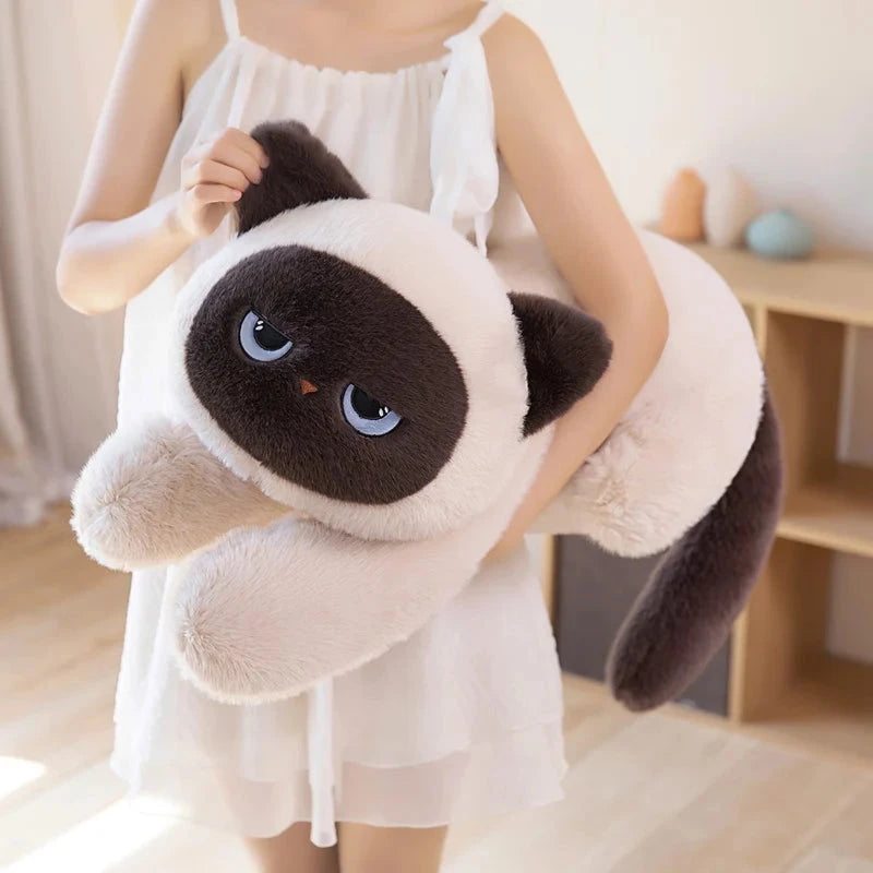kawaiies-softtoys-plushies-kawaii-plush-Momo the Long Kawaii Siamese Cat Plush Soft toy 90cm