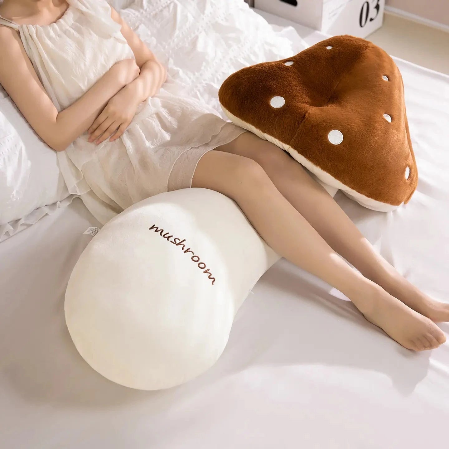 kawaiies-softtoys-plushies-kawaii-plush-Mushie the Long Snuggly Kawaii Mushroom Plushies Soft toy